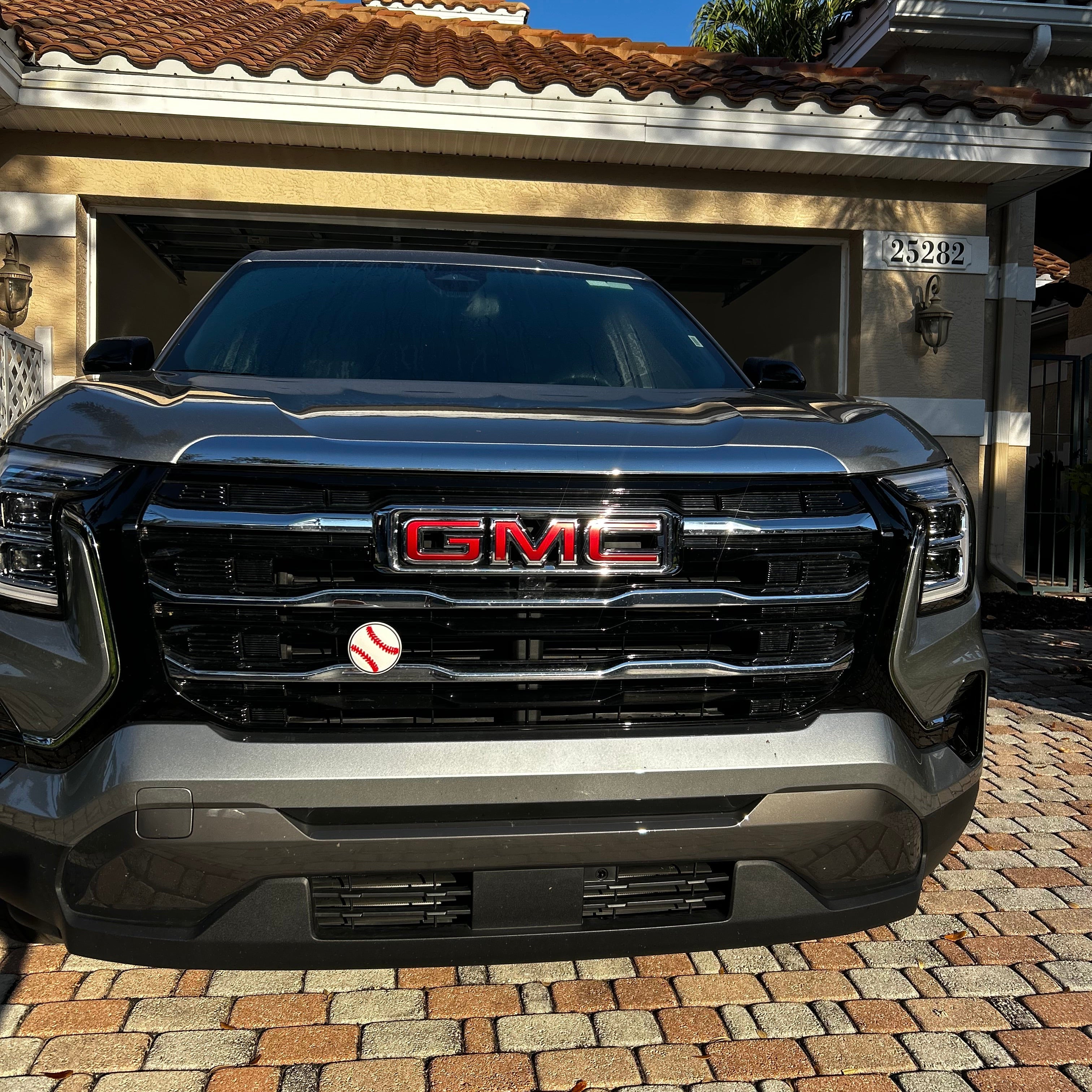Decorative Car Grille Insert – Baseball | Grill Bits