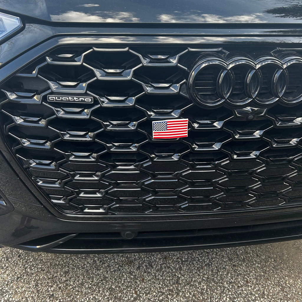 Decorative Car Grill Insert – USA Flag | Grill Bits