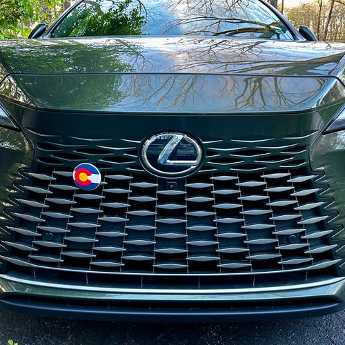 Custom Car Grill Insert – Colorado Flag | Grill Bits