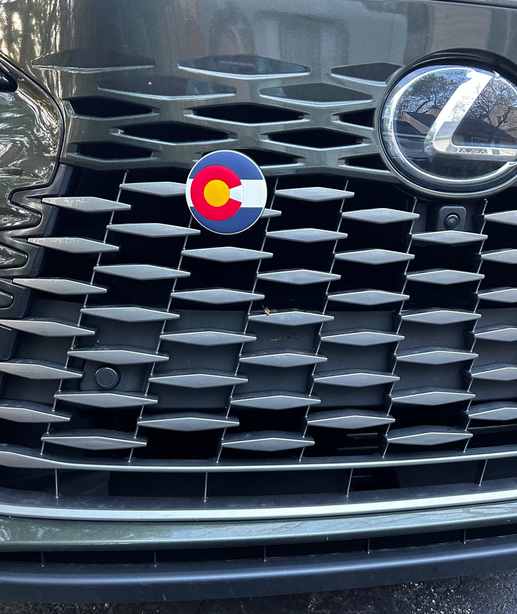 Custom Car Grill Insert – Colorado Flag | Grill Bits