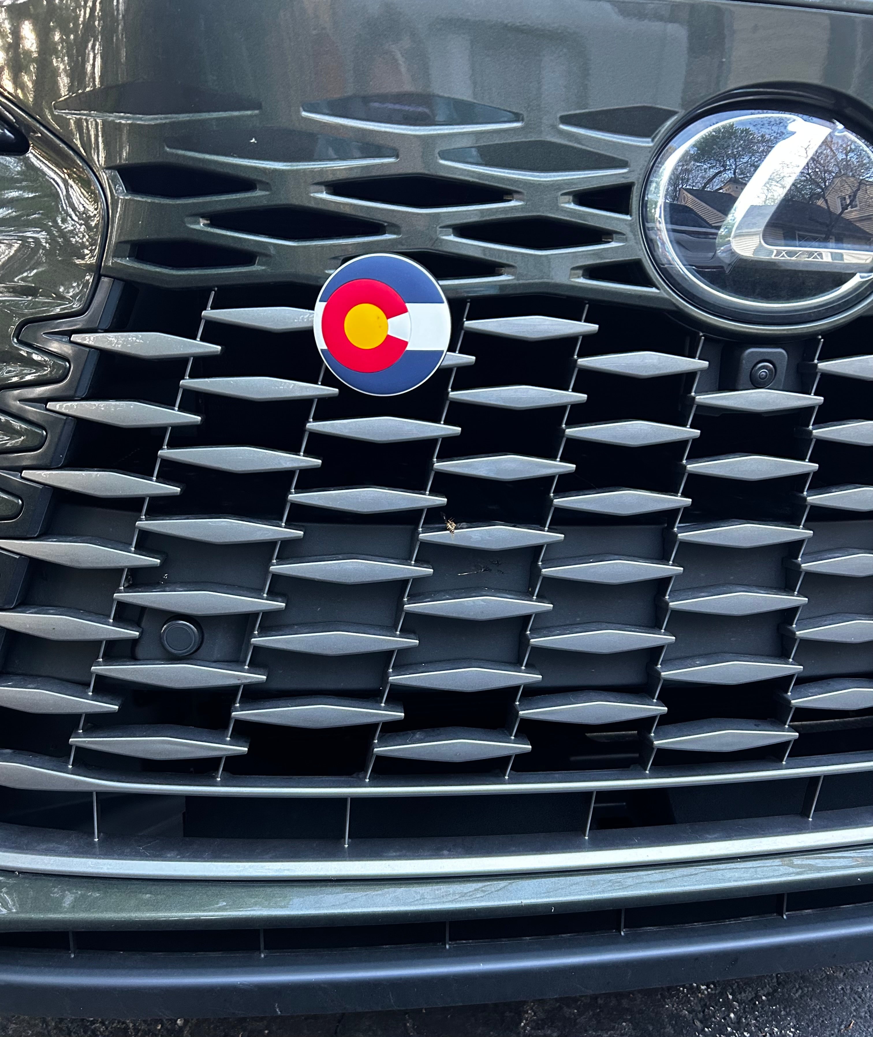 Custom Car Grill Insert – Colorado Flag | Grill Bits