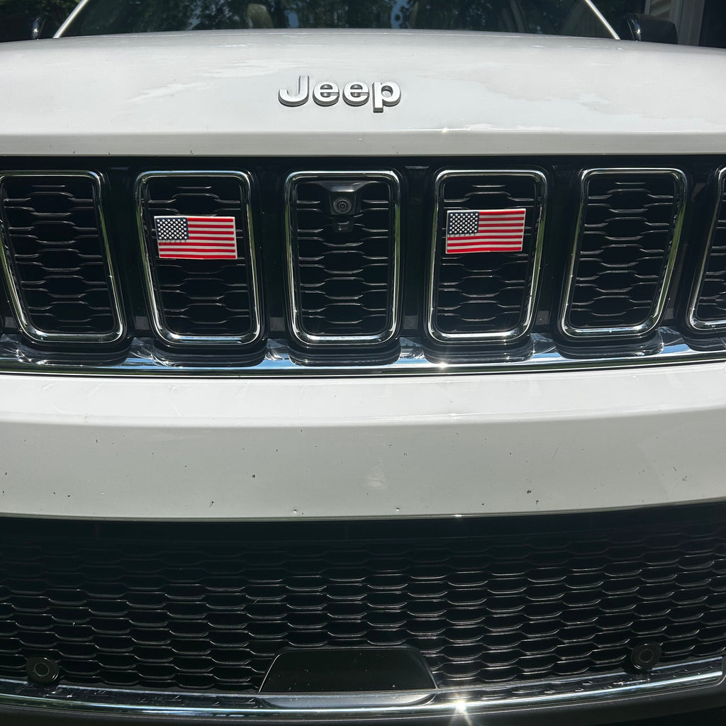 Decorative Car Grill Insert – USA Flag | Grill Bits