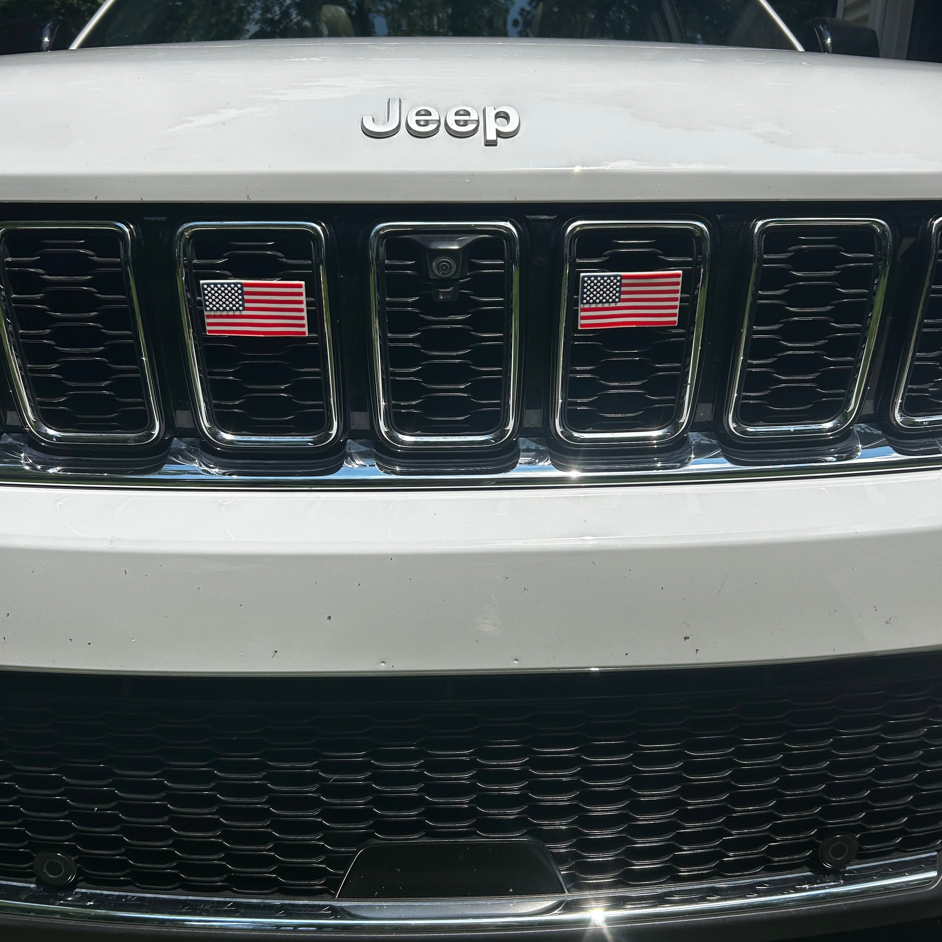 Decorative Car Grill Insert – USA Flag | Grill Bits