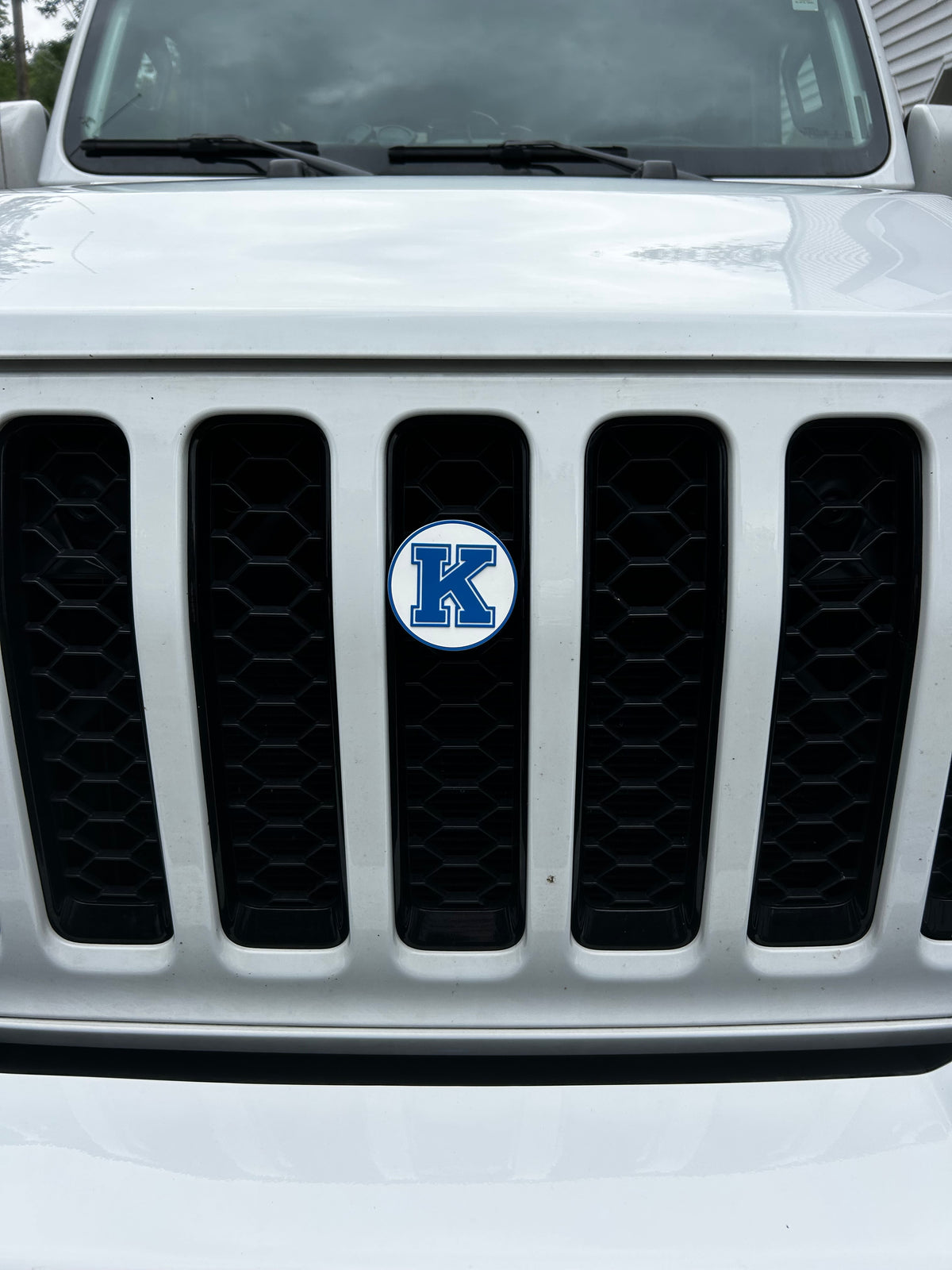 Custom Car Grill Insert – Power K | Grill Bits