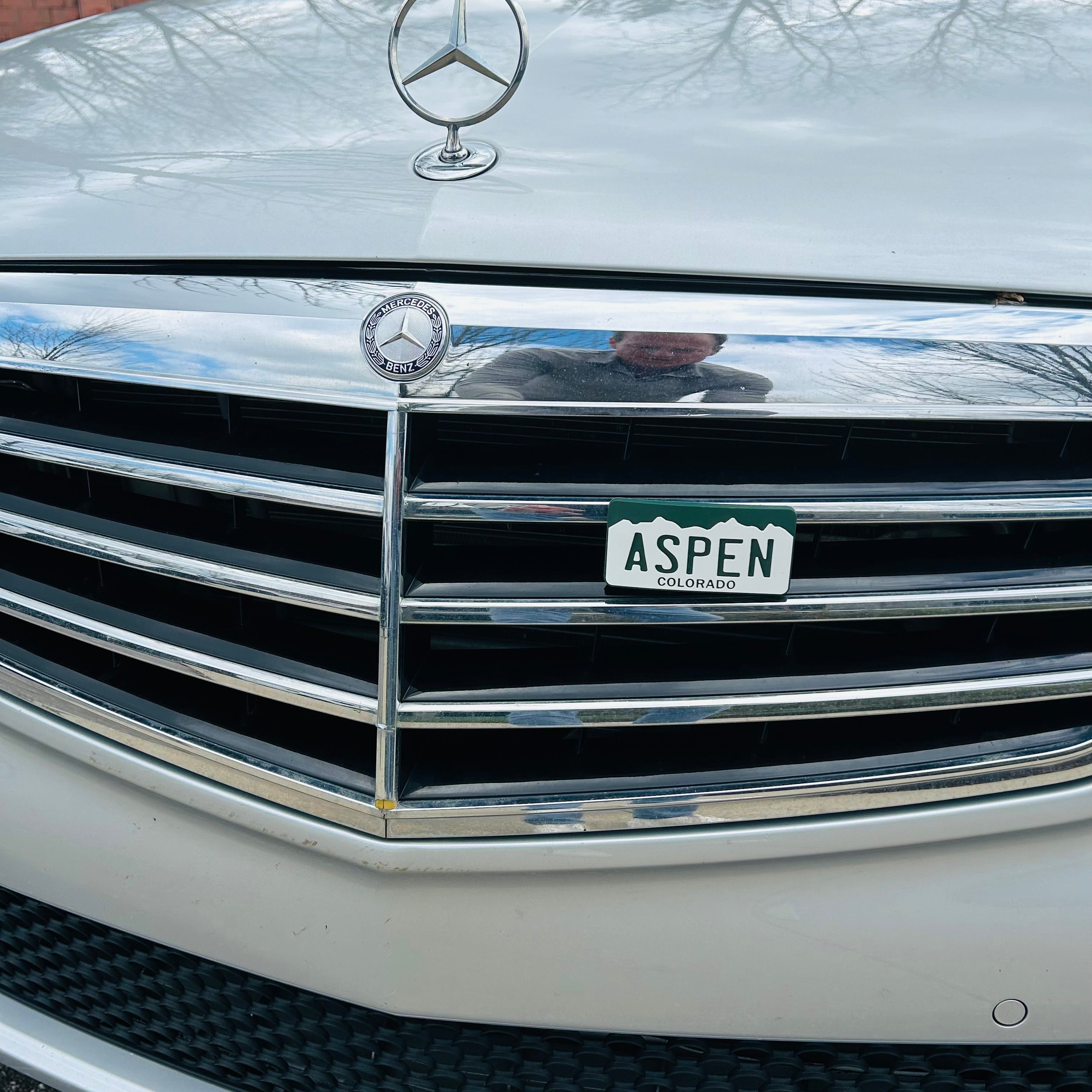 Decorative Car Grille Insert – Aspen Ski Town | Grill Bits
