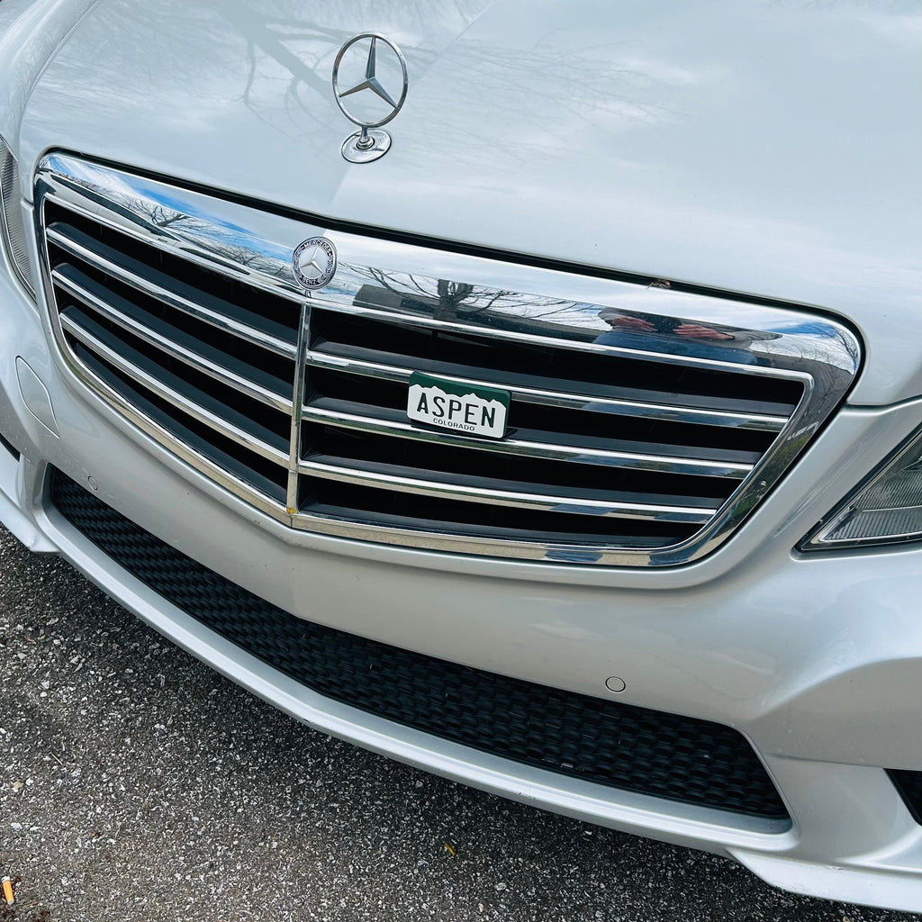 Custom Car Grill Insert – Aspen Ski Town | Grill Bits