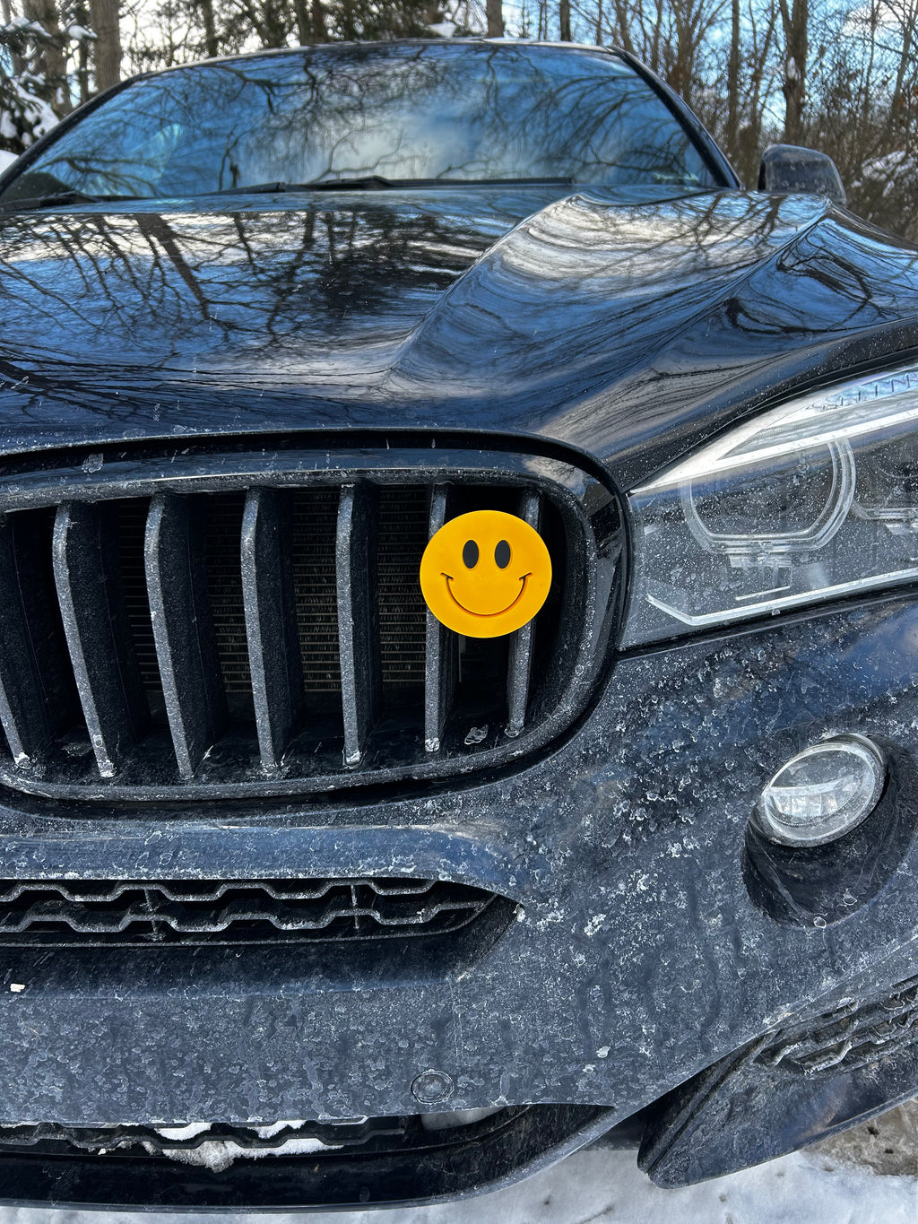 Decorative Car Grill Insert – Smiley Face | Grill Bits