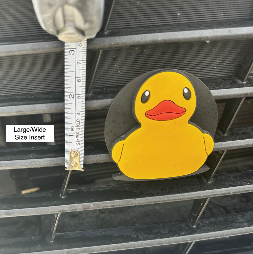 Decorative Car Grill Insert – Forward Facing Duck | Grill Bits