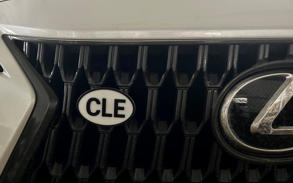 Custom Car Grill Insert – CLE Cleveland | Grill Bits