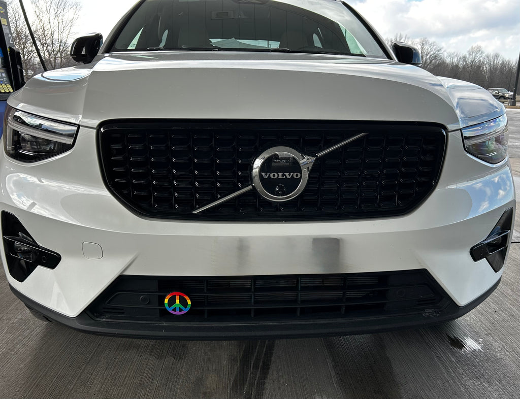 Custom Car Grill Insert – Peace Sign | Grill Bits