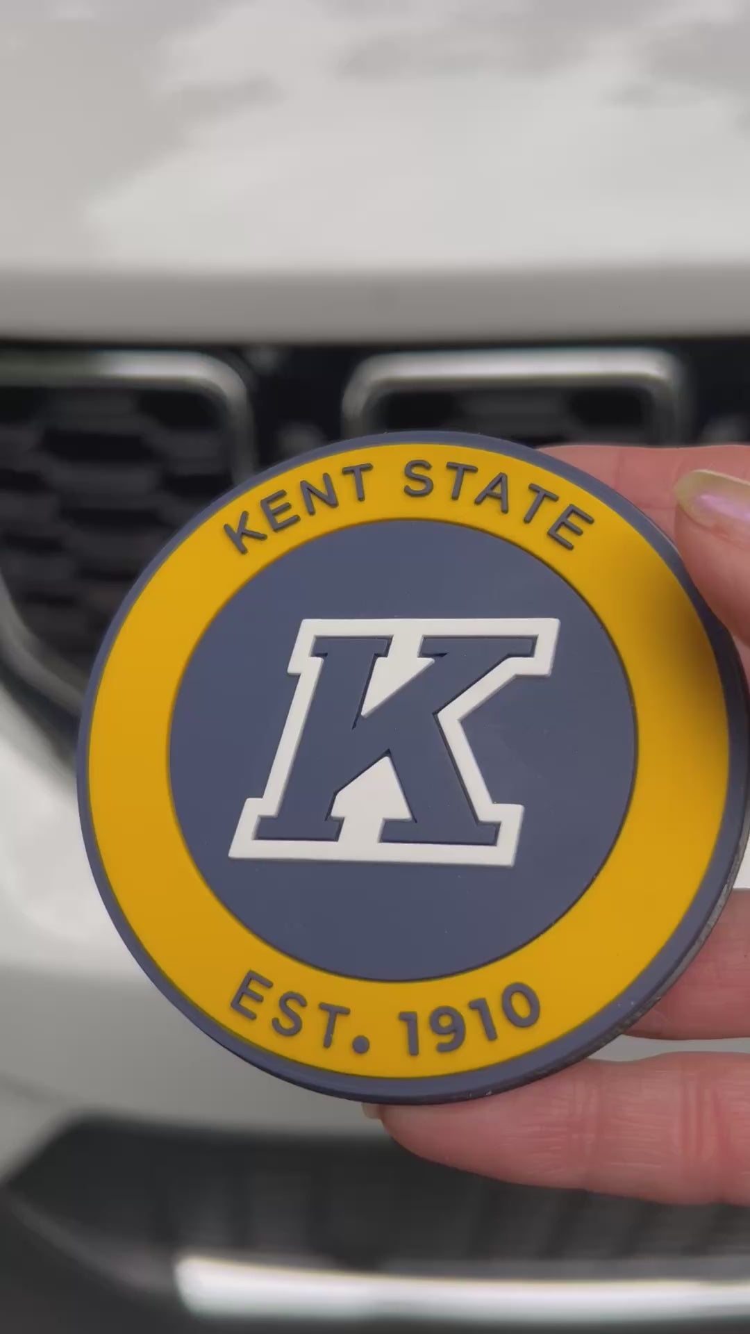 Custom Car Grill Insert – Kent State | Grill Bits